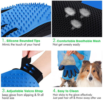 Pet Bath & Grooming Gloves