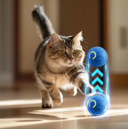 Interactive Smart Dog Toy Ball with Automatic Movement