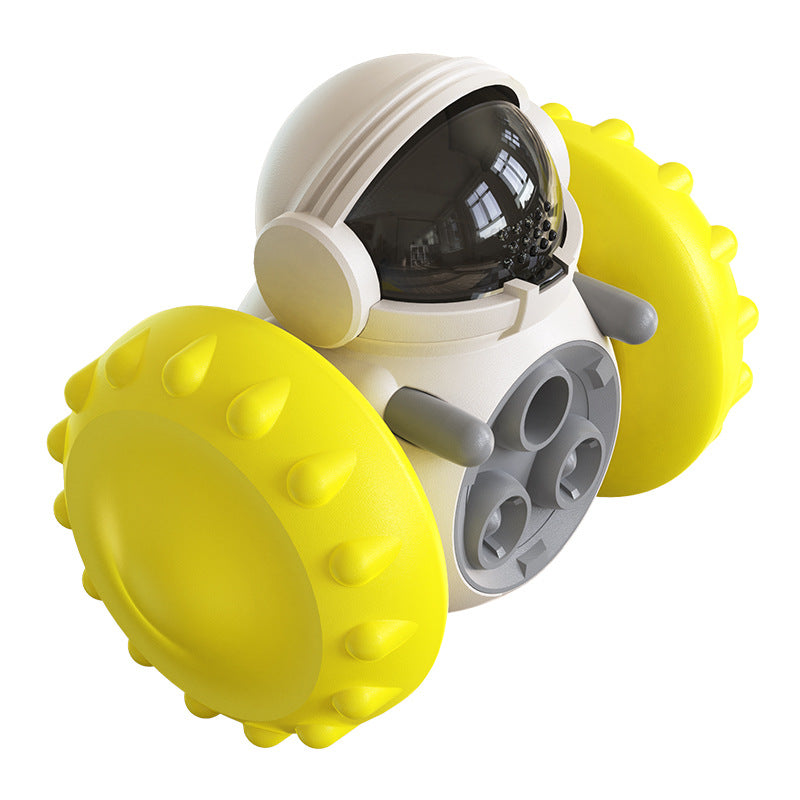 Interactive slow feeder puzzle toy suitable for small to medium dogs and cats