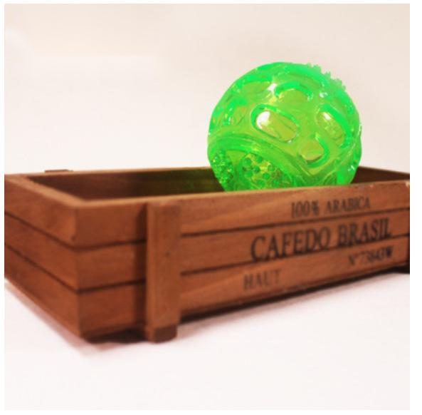 Textured Rubber Chew Ball for Puppies