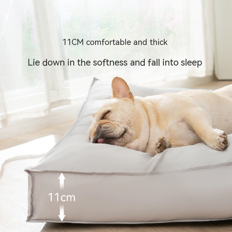 Memory foam pet sleeping mat size guide — small, medium, large and XL options