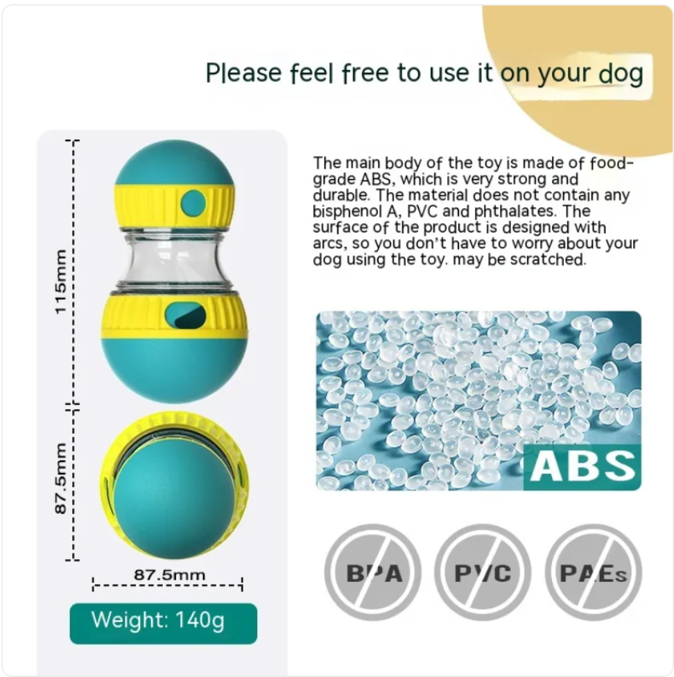 Adjustable Treat-Dispensing Dog Puzzle Toy