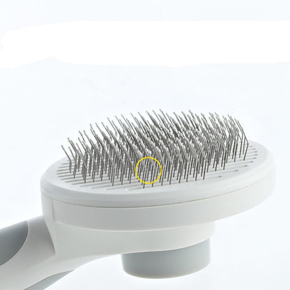 Round Handle Pet Passage Comb – Gentle Grooming for Happy Pets