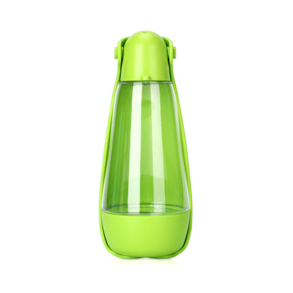 2-in-1 Pet Water & Food Bottle – Portable Travel Cup for Dogs & Cats