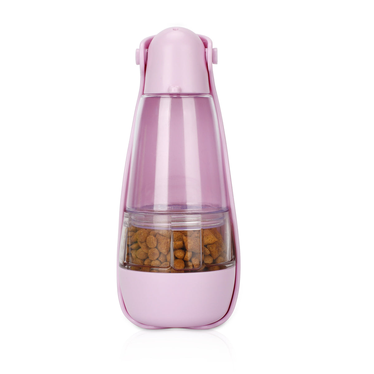 2-in-1 Pet Water & Food Bottle – Portable Travel Cup for Dogs & Cats