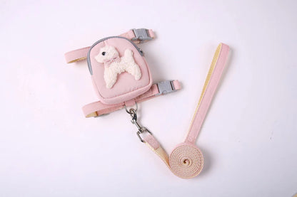 Teddy Bear Pet Backpack Harness – Carry Your Cat or Dog in Style