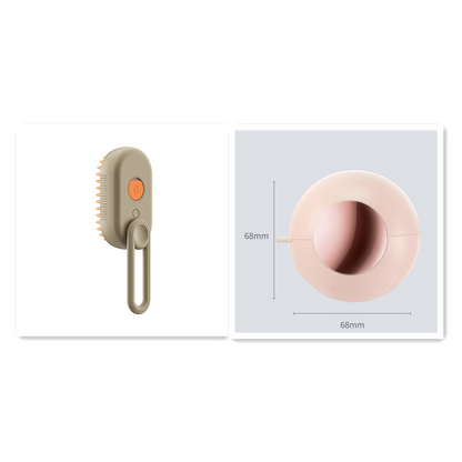 USB Rechargeable Pet Grooming Brush with Mist