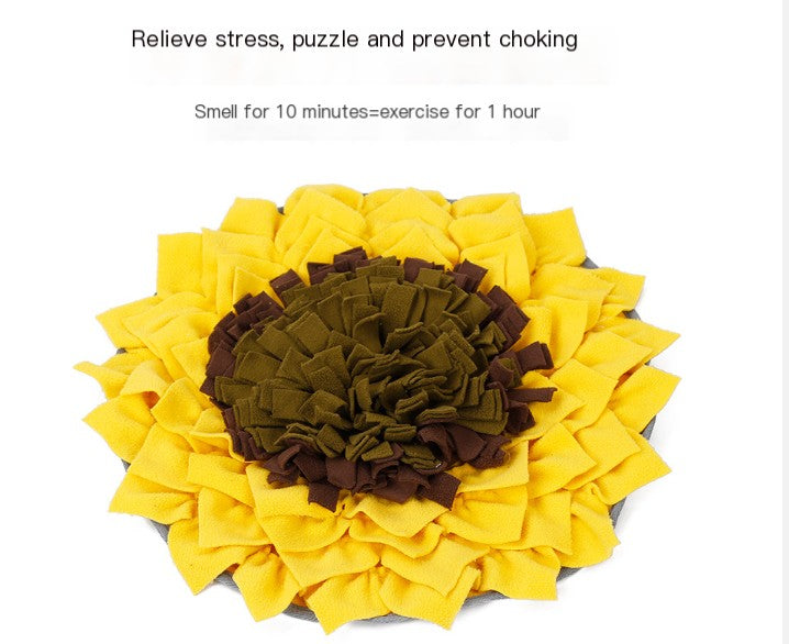 Sunflower Dog Snuffle Mat