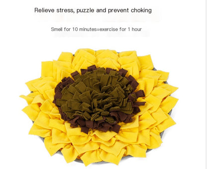 Sunflower Dog Snuffle Mat