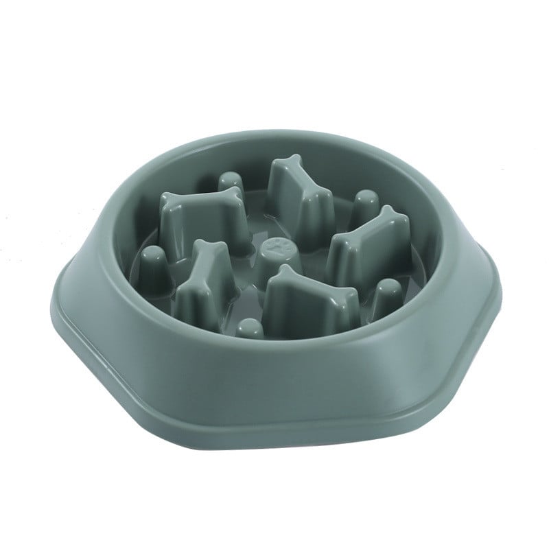 Home Style Bone Slow Feed Dog Bowl – Anti-Choke Feeding Bowl for Dogs