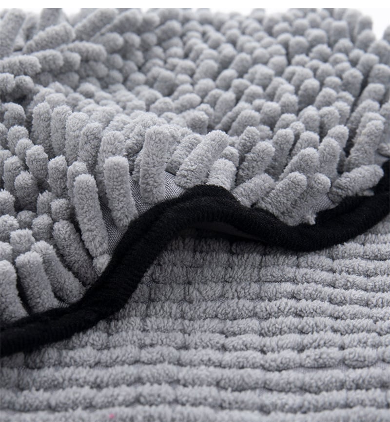 Absorbent Chenille Pet Towel for Cats & Dogs