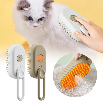 USB Rechargeable Pet Grooming Brush with Mist