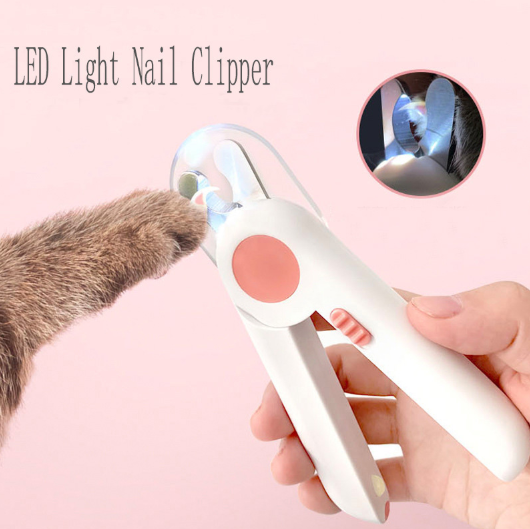 LED Pet Nail Clippers for Cats & Dogs