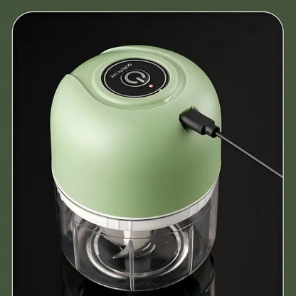 Electric Mini Kitchen Garlic Paste Mixer Baby Food Meat Grinder Home Multi-Functional Garlic Crusher