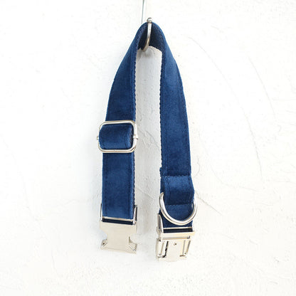 Navy Blue Adjustable Dog Collar