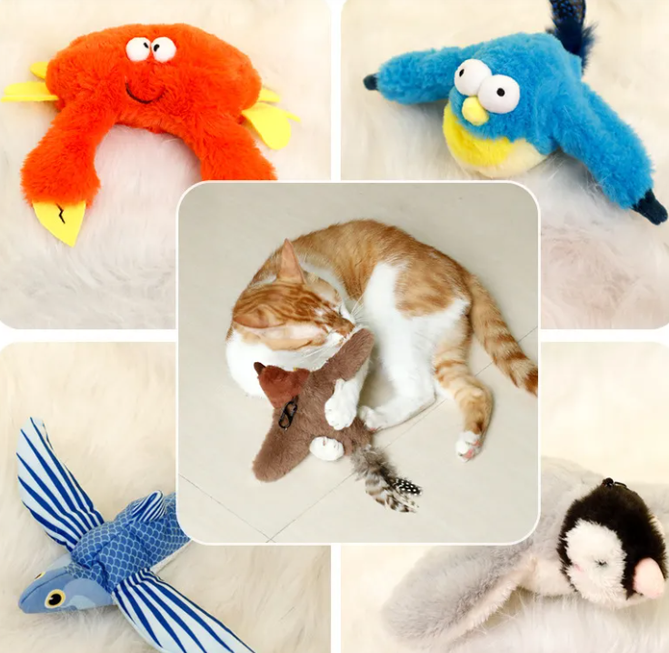 Squeaky Plush Pet Toy