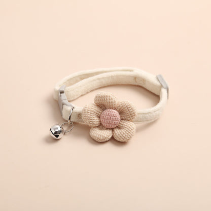 Flower Cat Collar with Bell – Cute, Colorful & Perfectly Fitted