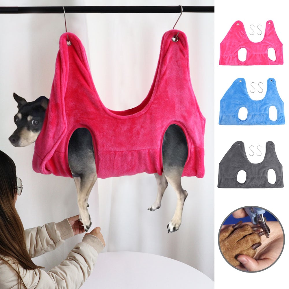 Pet Grooming Hammock – Soft Restraint Bag for Cats & Dogs