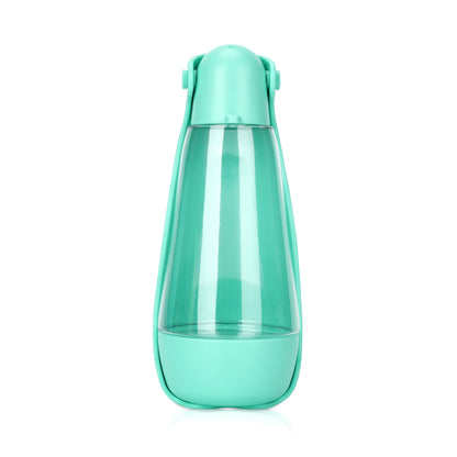 2-in-1 Pet Water & Food Bottle – Portable Travel Cup for Dogs & Cats