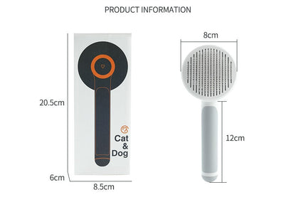 Round Handle Pet Passage Comb – Gentle Grooming for Happy Pets