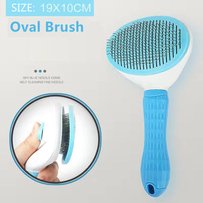 Cat & Dog Grooming Brush for Long-Haired Pets
