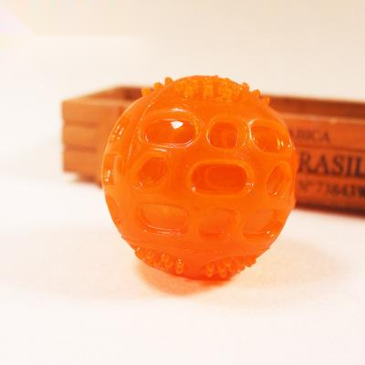 Textured Rubber Chew Ball for Puppies