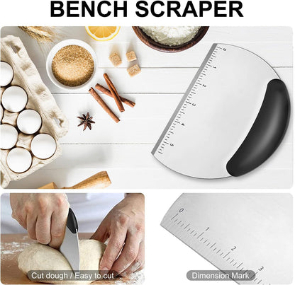 Pastry Cutter, Biscuit Cutter, Dough Scraper, Pastry Blender, Baking Mats