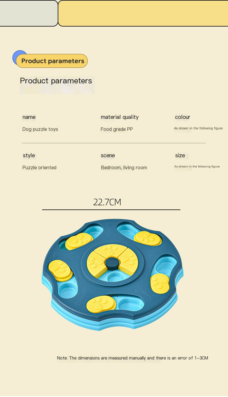 Interactive Dog Puzzle Feeder