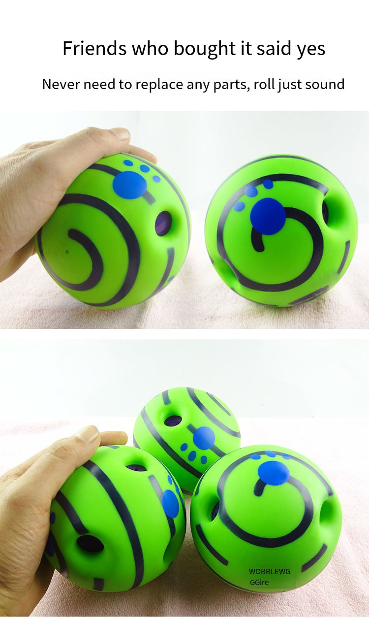 Sound-Making Dog Ball | Roll, Chase & Shared Play