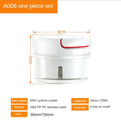 1Pc White Hand Pulled Garlic Grinder in the Kitchen Palm Multi Functional Food Garlic Grinder Shredding Machine Garlic Puller