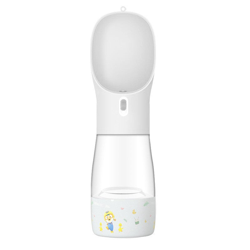  Pet travel water bottle and feeder — compact size for hiking and travel