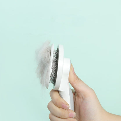 Round Handle Pet Passage Comb – Gentle Grooming for Happy Pets