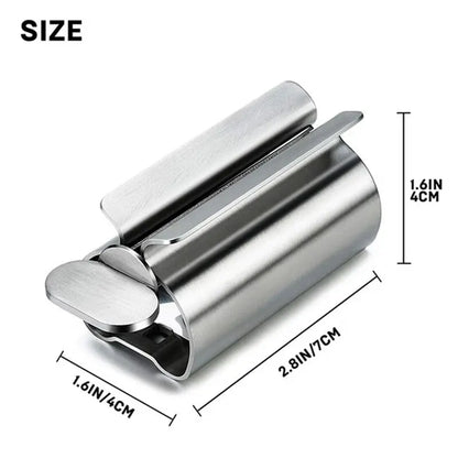 1Pc Stainless Steel Wringer Roller Rotate Dispenser for Ointments Cosmetics Bathroom Accessories Toothpaste Squeezer Tube Roller