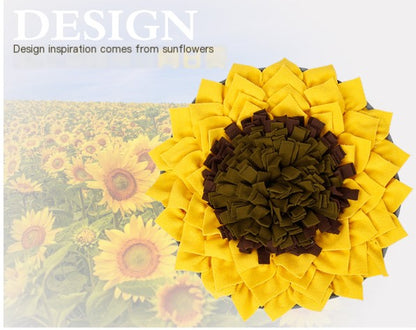 Sunflower Dog Snuffle Mat
