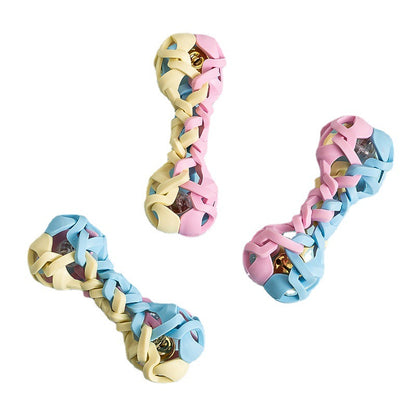 Macaron Dog Toy – Sound & Light Interactive Play for Dogs