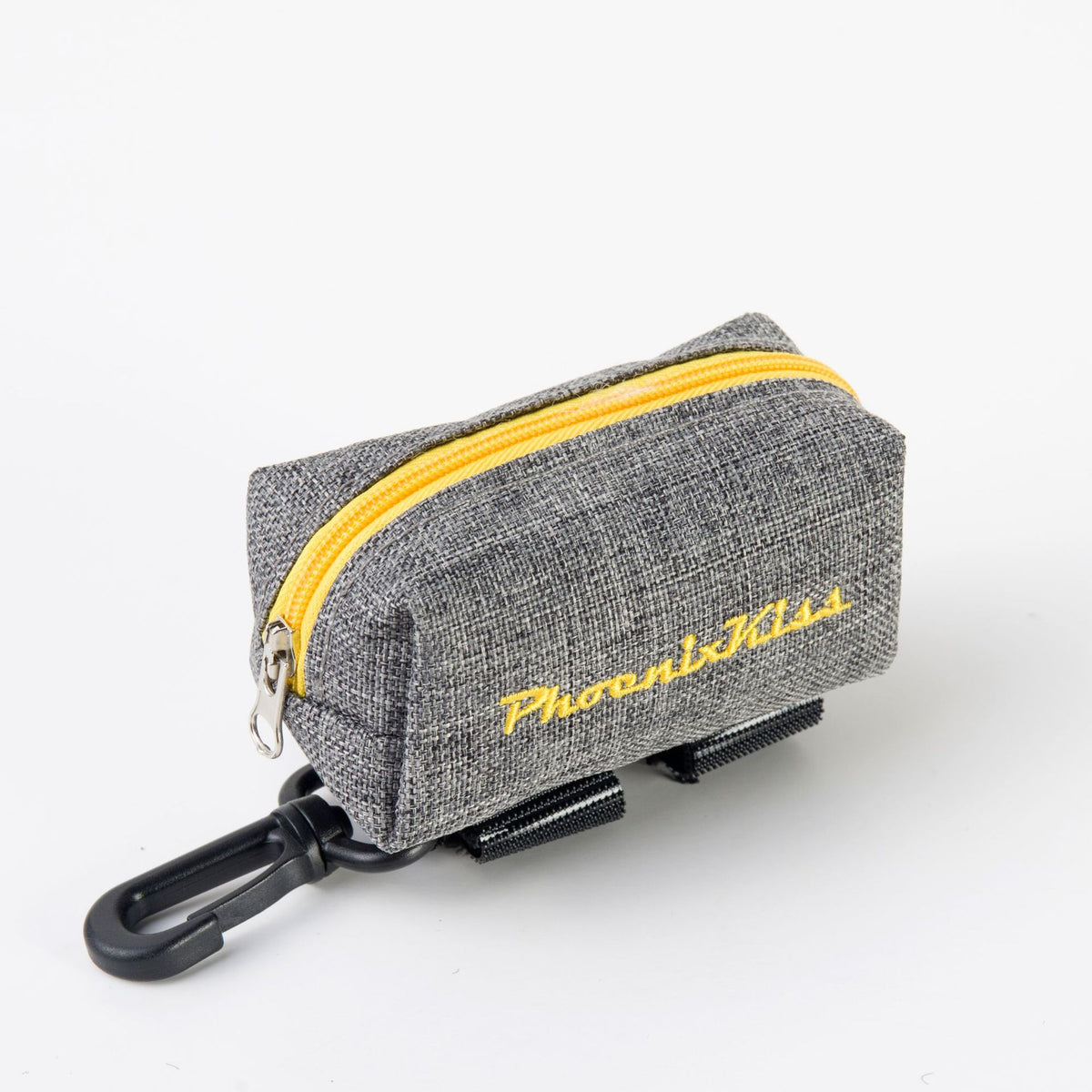 Double-Zipper Dog Walk Waste Bag Pouch