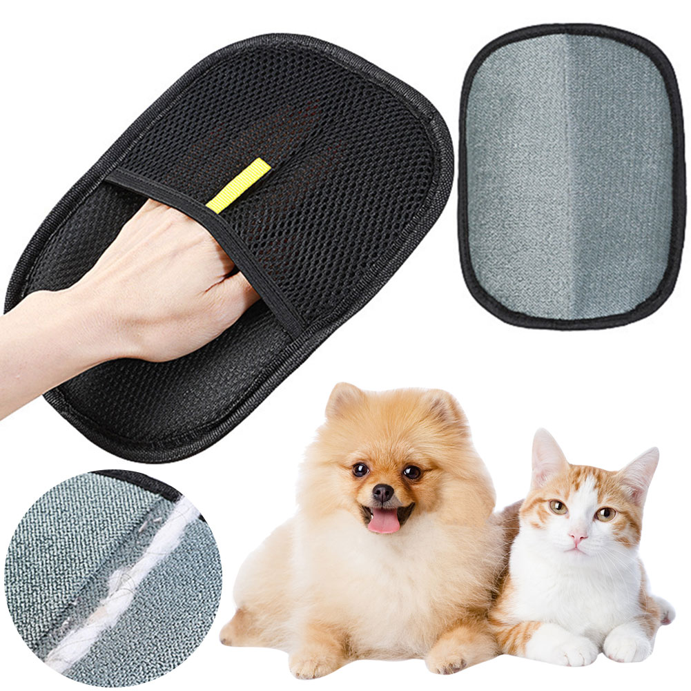 Pet Grooming Glove – Deshedding Hair Removal Mitt
