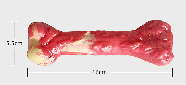 Rubber Dog Chew Bone – Bite-Resistant Molar Toy for Happy, Healthy Dogs