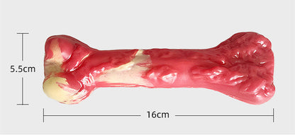 Rubber Dog Chew Bone – Bite-Resistant Molar Toy for Happy, Healthy Dogs