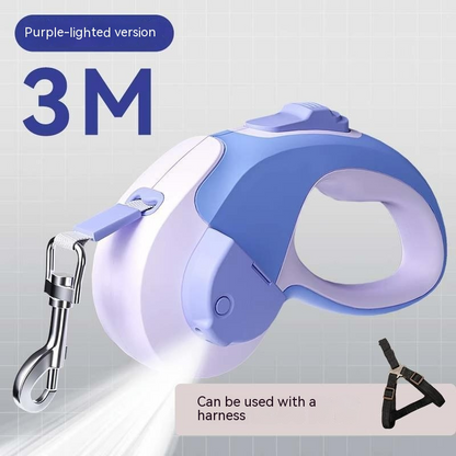 LED Retractable Dog Leash – 3m & 5m