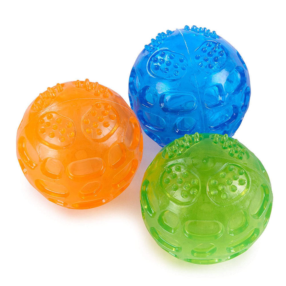 Textured Rubber Chew Ball for Puppies