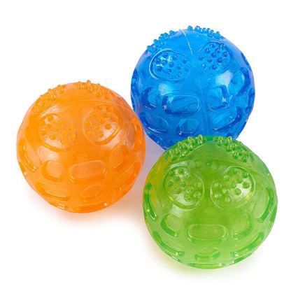 Textured Rubber Chew Ball for Puppies