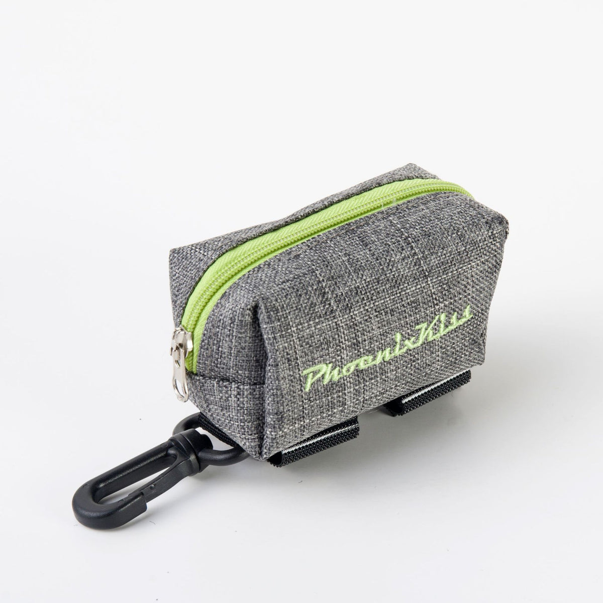Double-Zipper Dog Walk Waste Bag Pouch