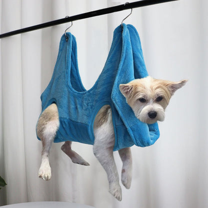Pet Grooming Hammock – Soft Restraint Bag for Cats & Dogs