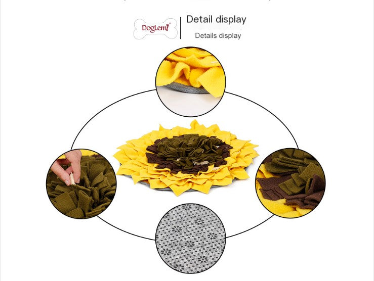 Sunflower Dog Snuffle Mat