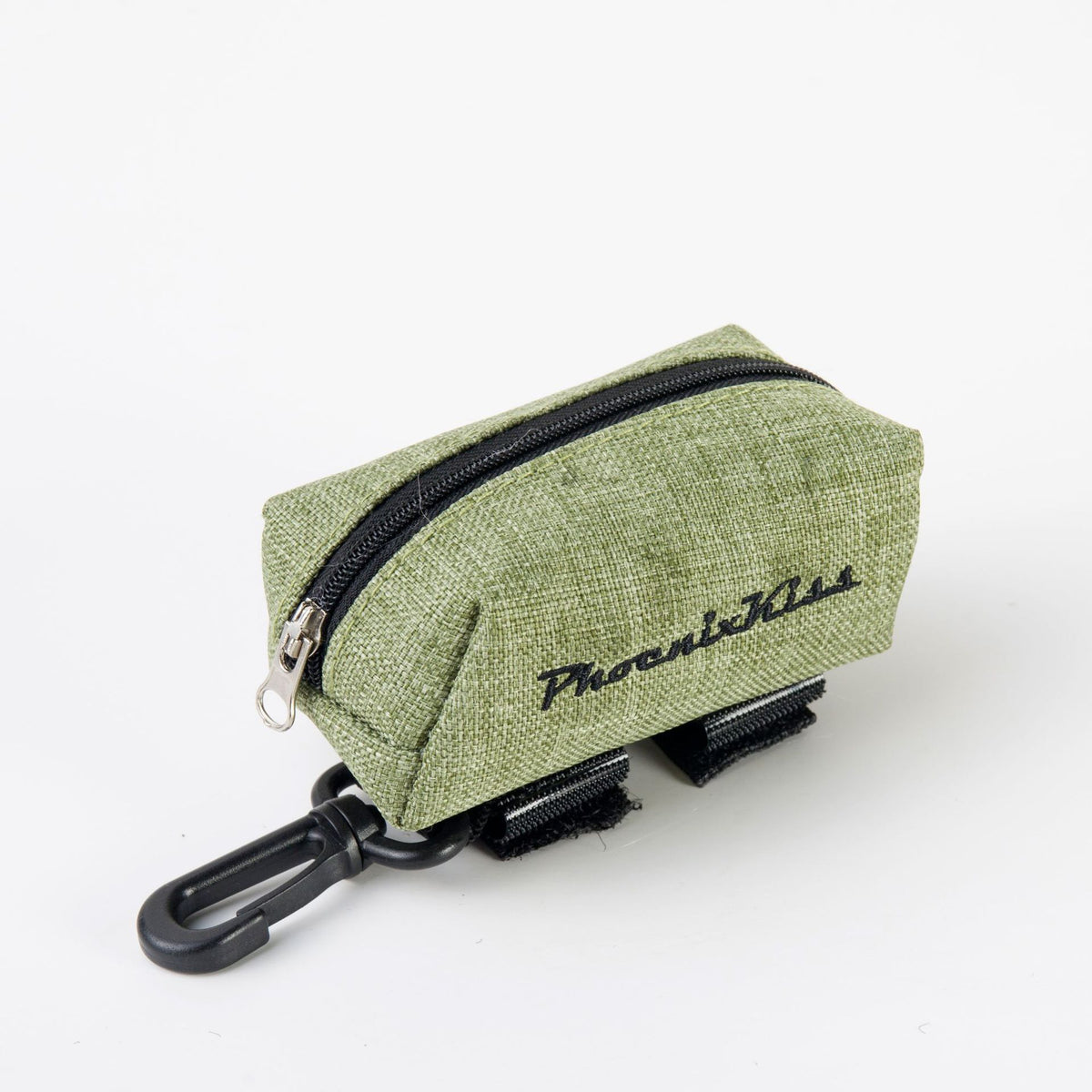 Double-Zipper Dog Walk Waste Bag Pouch