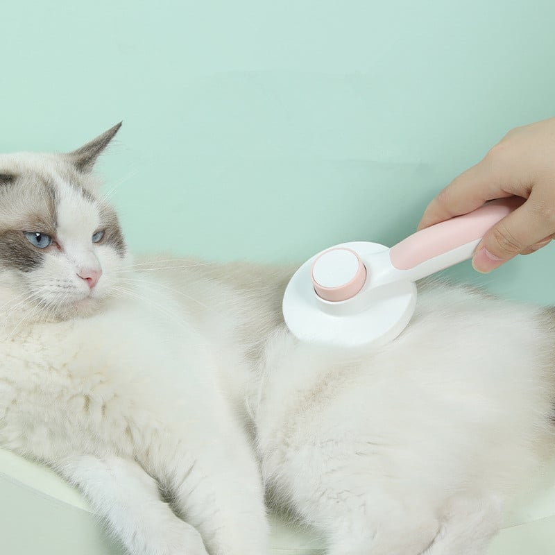 Round Handle Pet Passage Comb – Gentle Grooming for Happy Pets