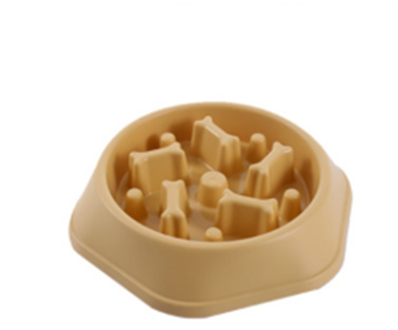 Home Style Bone Slow Feed Dog Bowl – Anti-Choke Feeding Bowl for Dogs
