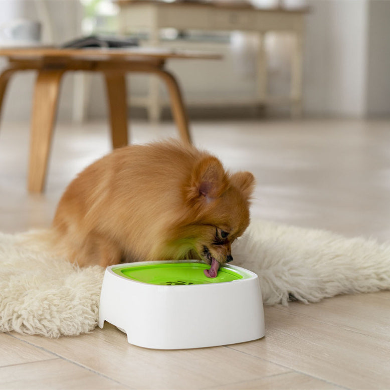 Floating Dog Water Bowl with Non-Slip Base