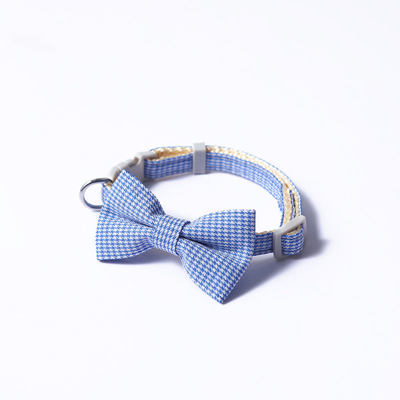 Adjustable Bow Pet Collar – Stylish & Comfortable for Cats & Small Dogs